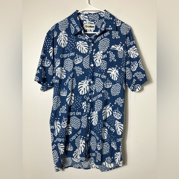 Tipsy Elves Other - tipsy elves Button Up Shirt Men’s Xl Blue Vacation Casual Short Sleeves